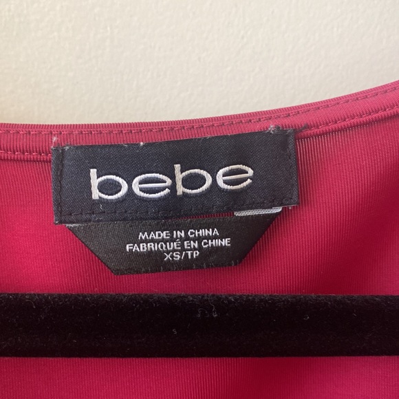 Bebe red XS blouse - Picture 2 of 3